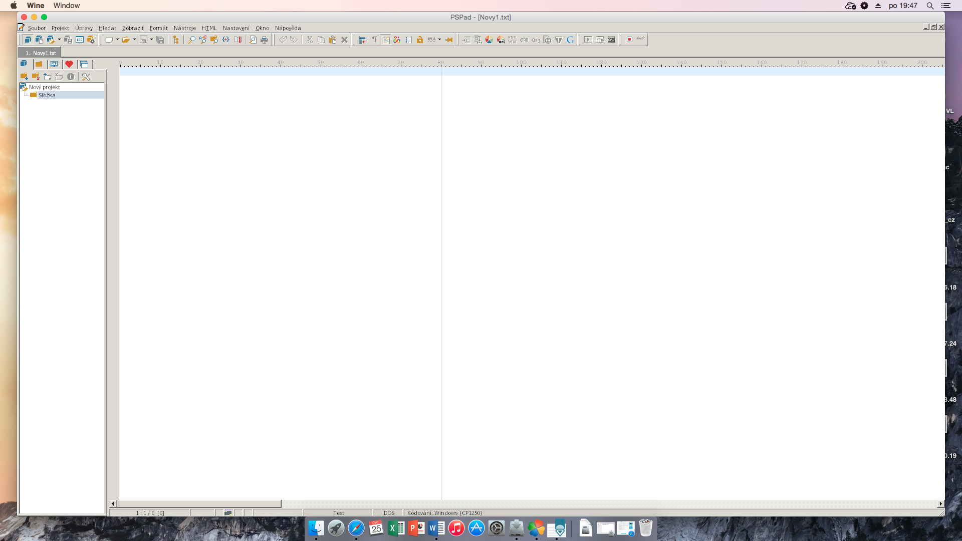 Hackintosh PSPad vo Wine - Softvér