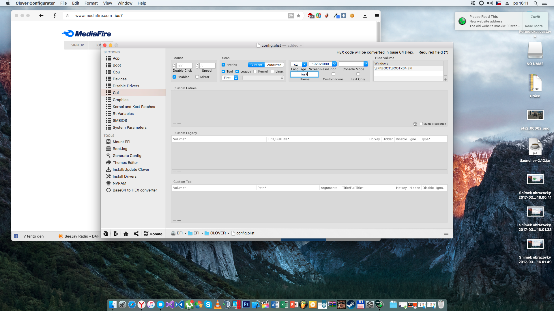 Clover Configurator - Softvér