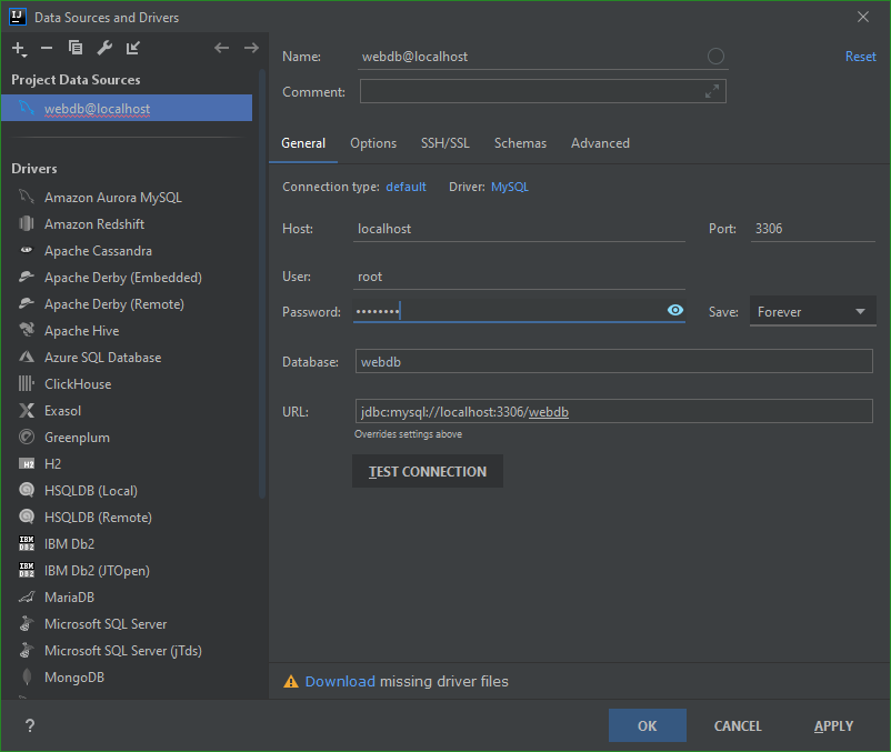 Pripojenie k MySQL databáze v IntelliJ IDEA - IntelliJ IDEA / NetBeans / Eclipse - Pokročilá práce