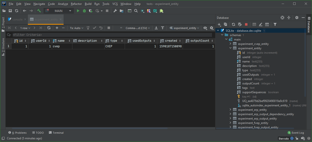 Pripojená databázy a prehliadač tabuľky - IntelliJ IDEA / NetBeans / Eclipse - Pokročilá práce
