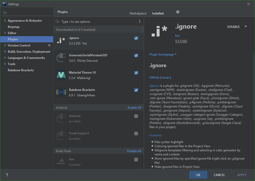 Otvorenie okna s pluginy v IntelliJ IDEA - IntelliJ IDEA / NetBeans / Eclipse - Pokročilá práce