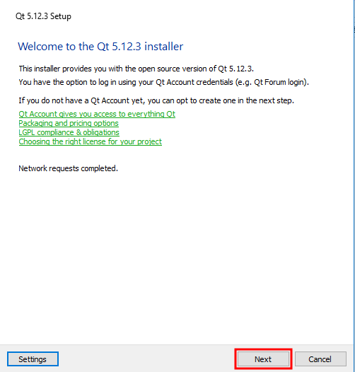 Uvítanie v Qt pre C ++ inštalátora - Qt - Okenné / formulárové aplikácie v C ++