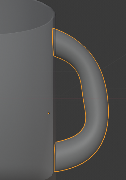 Hrnček s uchom - Blender