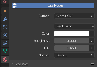 drsnosť povrchu - Blender
