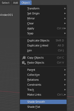 shade smooth - Blender