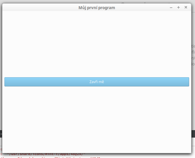 Qt Tlačidlo v C ++ - Qt - Okenné / formulárové aplikácie v C ++