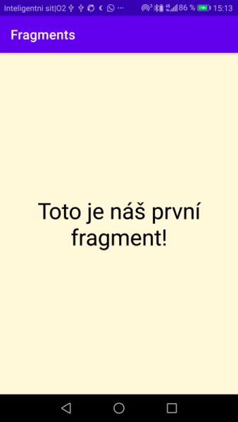 Android fragmenty