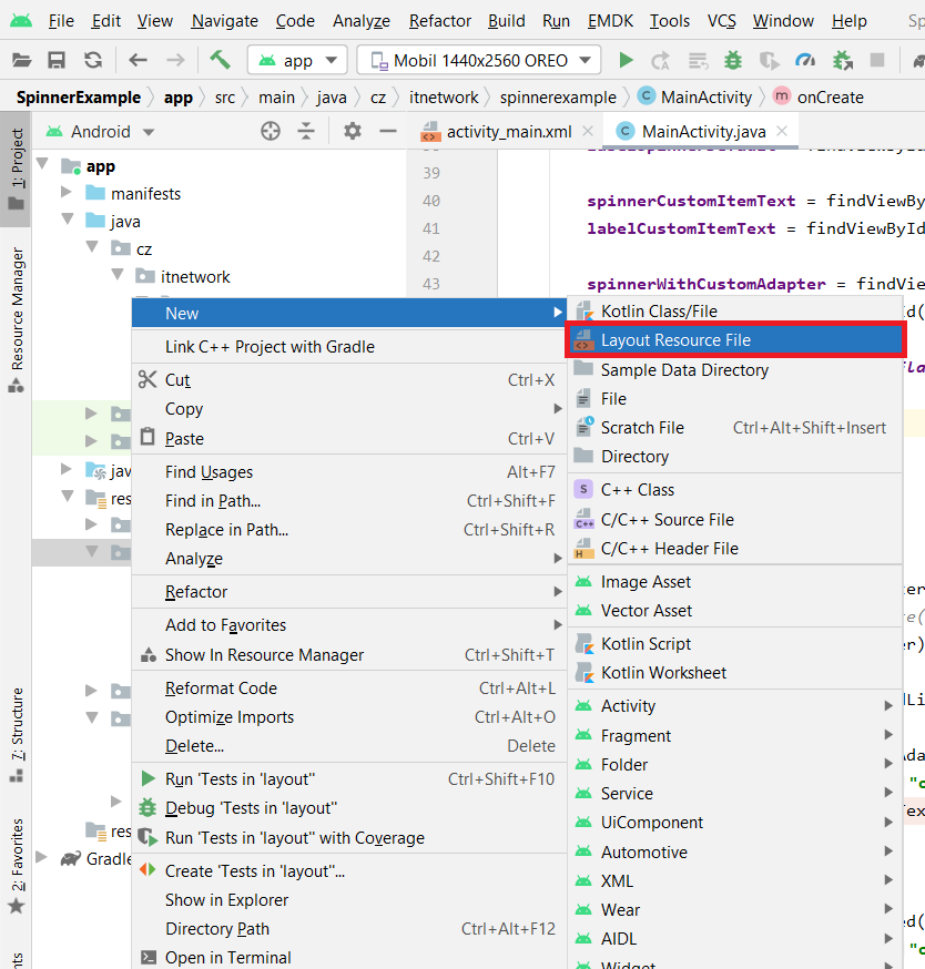 Vlastné View pre Android aplikácie