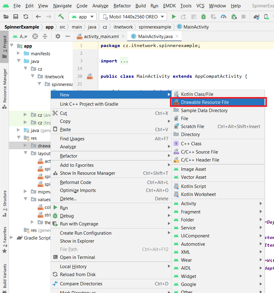 Vlastné View pre Android aplikácie