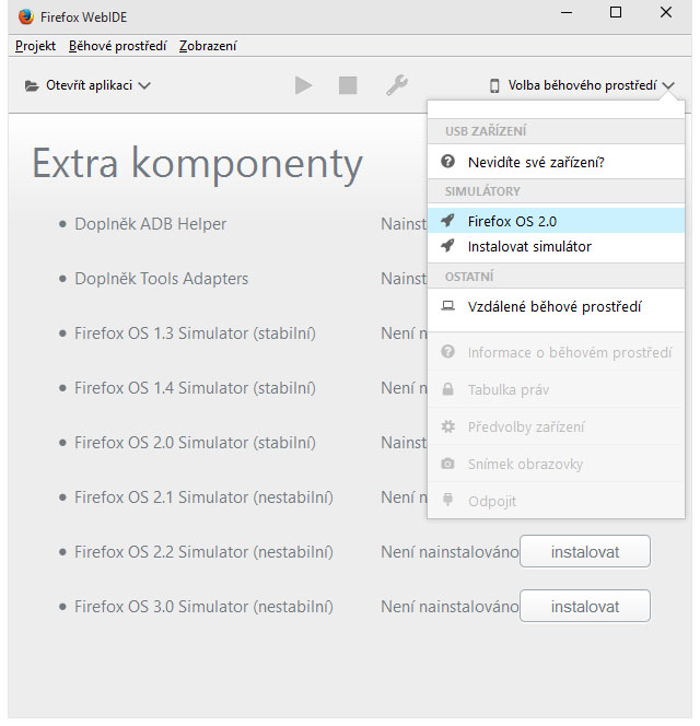Ďalšie vývojové nástroje pre tvorbu aplikácií