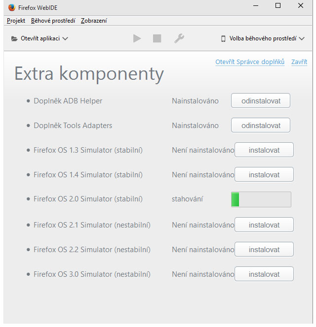 Ďalšie vývojové nástroje pre tvorbu aplikácií