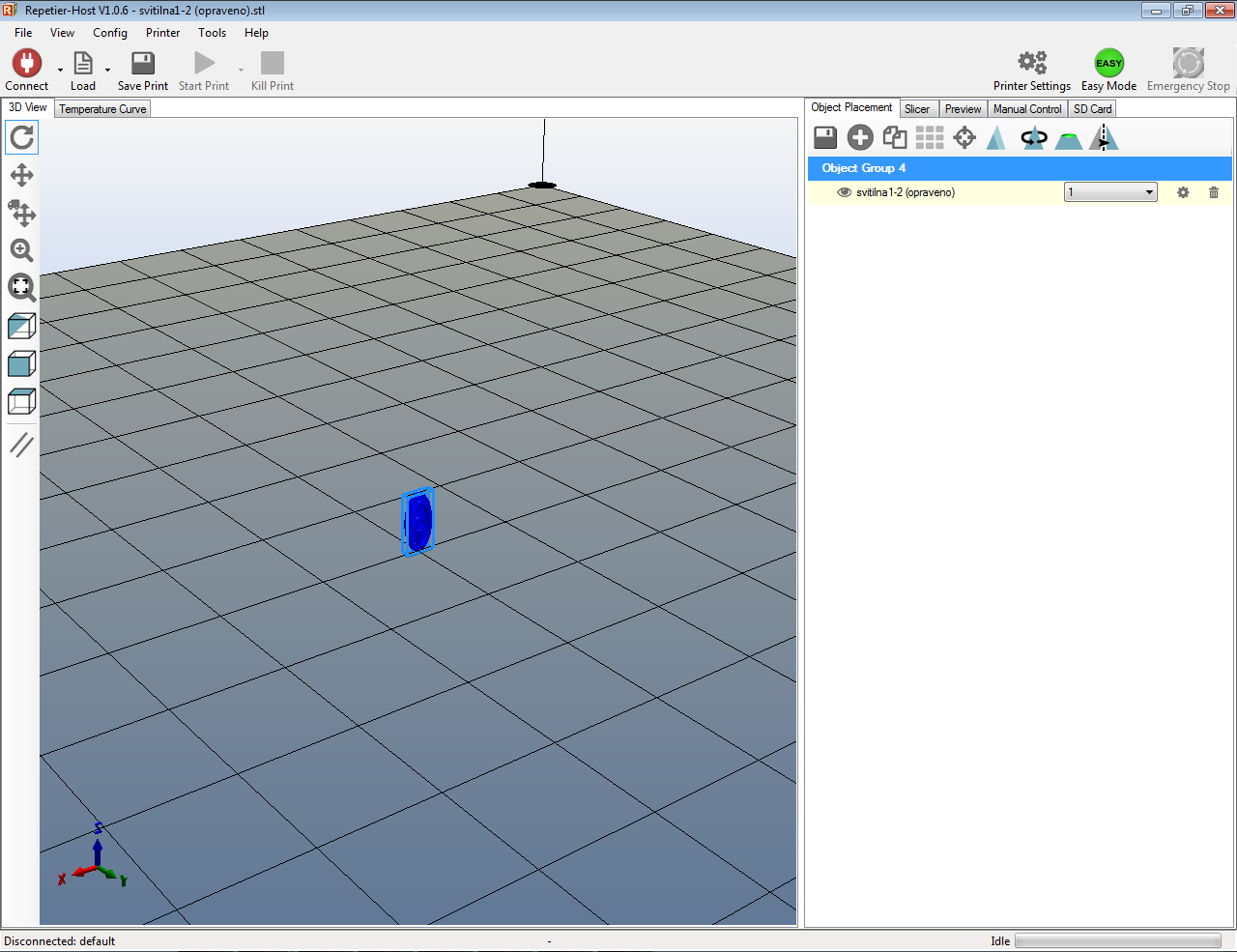 Repetier Host - 3D tlač