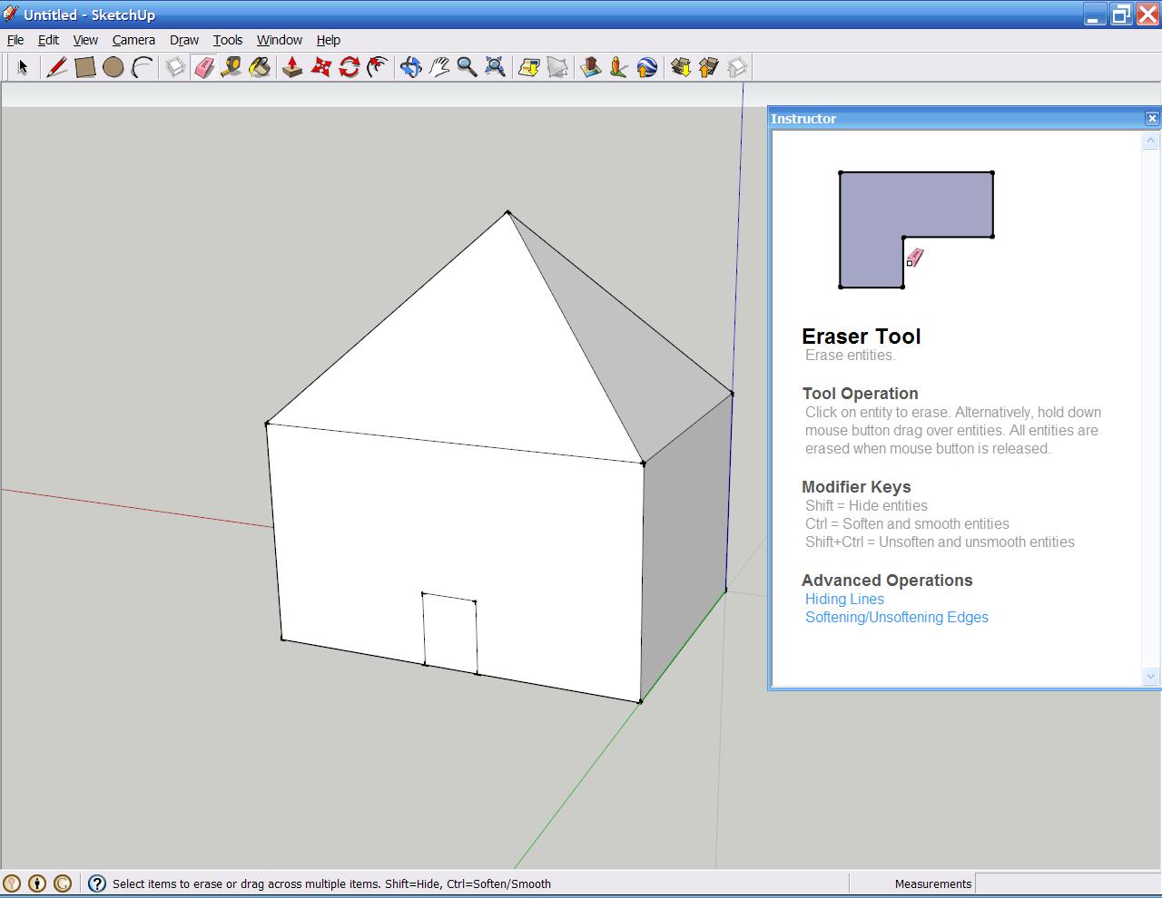 Google SketchUp dvere - Google SketchUp
