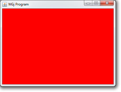 Okno s panelom v Java Swing - Tvorba hier v Java Swing