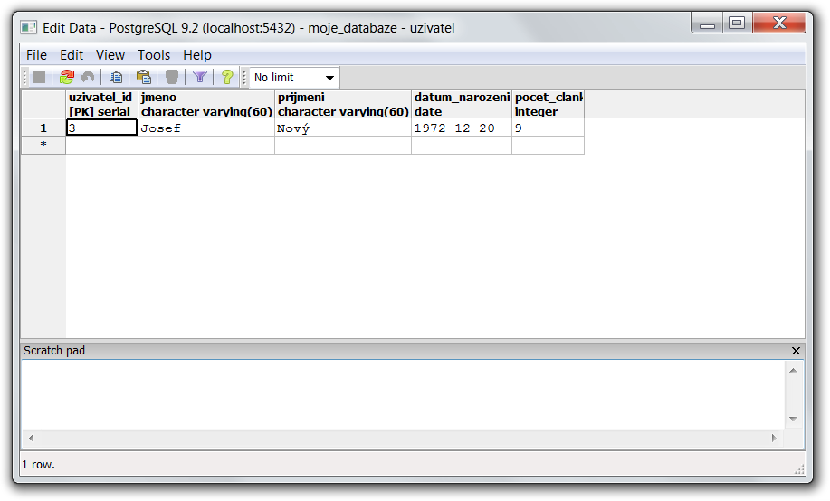 Príkaz sa zložitejšie podmienkou - PostgreSQL databázy krok za krokom