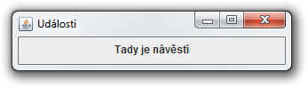 Udalosti klávesnice v Jave - Tvorba hier v Java Swing