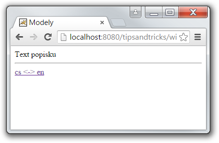 ResourceModel Čeština - Tipy a triky pre Wicket