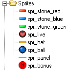 Sprity k Arkanoid - Game maker - GML