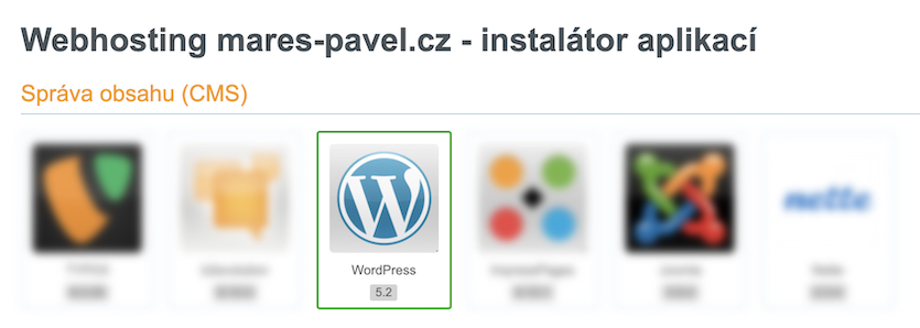 Vytvorenie webu pomocou WordPress