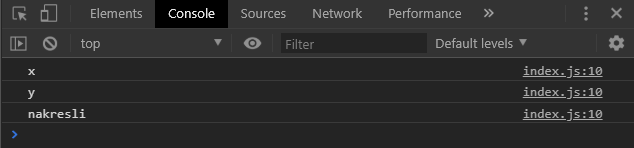 Console log 1 - Objektovo orientované programovanie v JavaScriptu