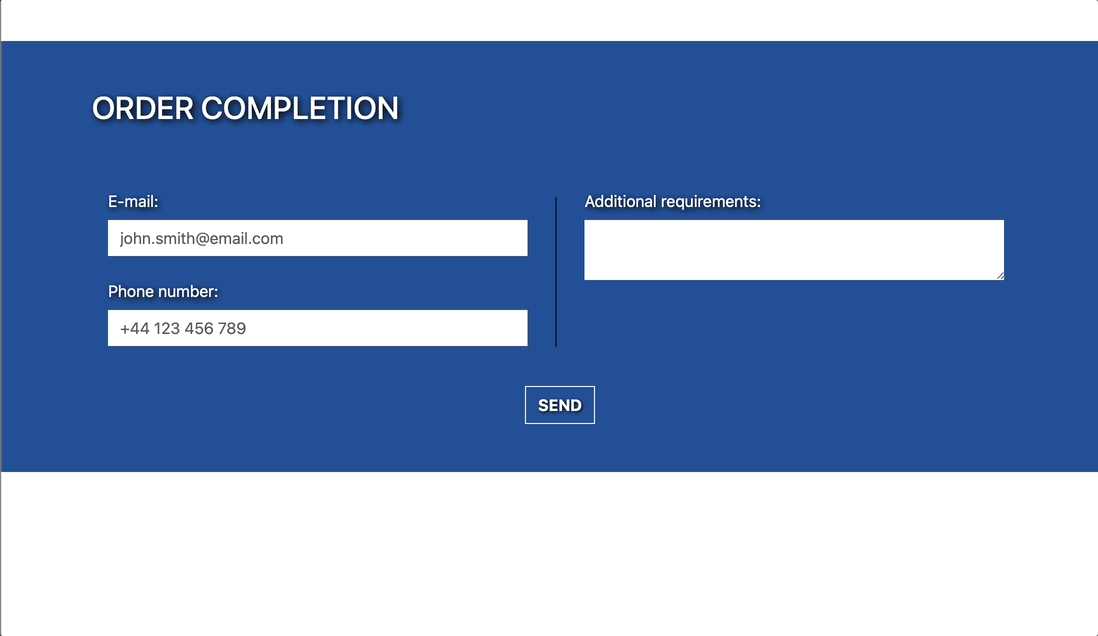 Responzívny formulár - Praktické testovanie projektov - Manuálne testovanie