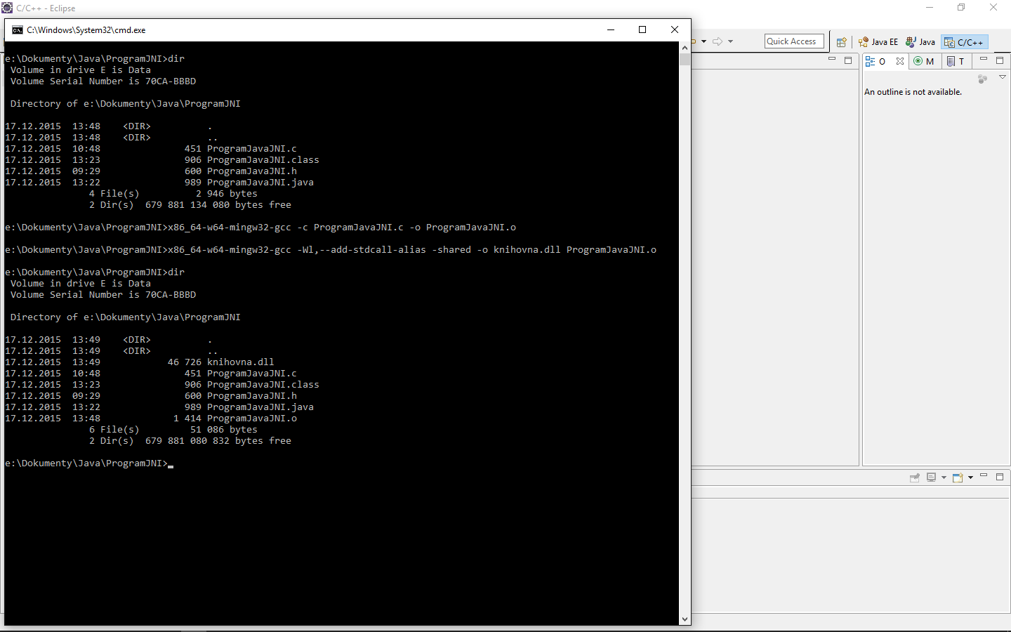 Buildujeme zdrojáky - JNI - Java Native Interface