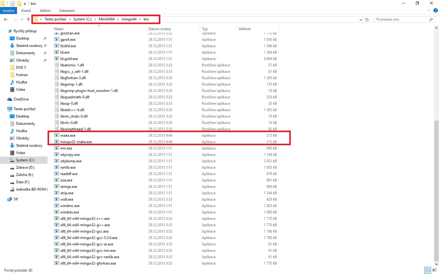 Nastavenie make v Eclipse pre Fortran - Ďalšie vývojové nástroje pre tvorbu aplikácií