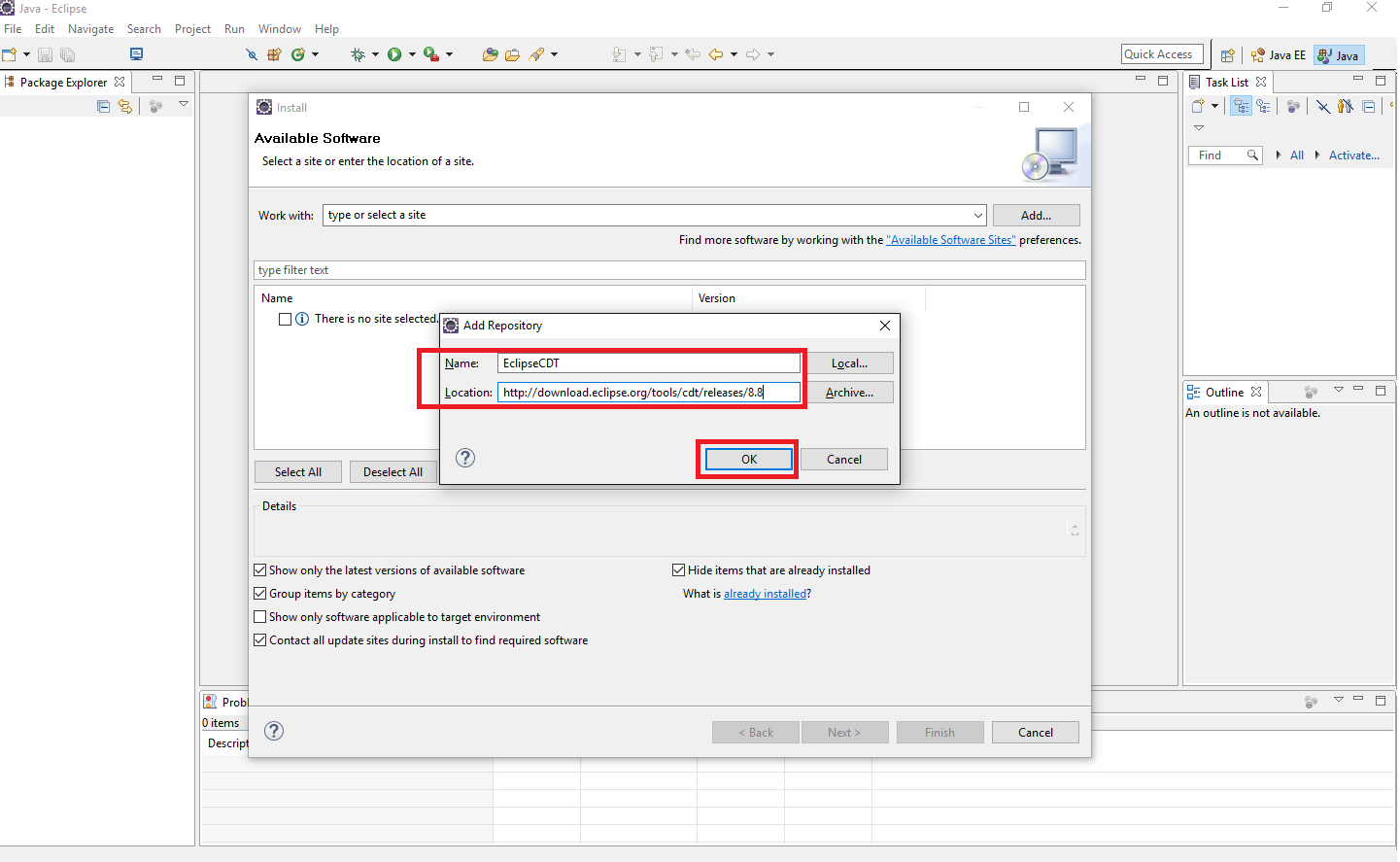 nastaveni výberu - JNI - Java Native Interface
