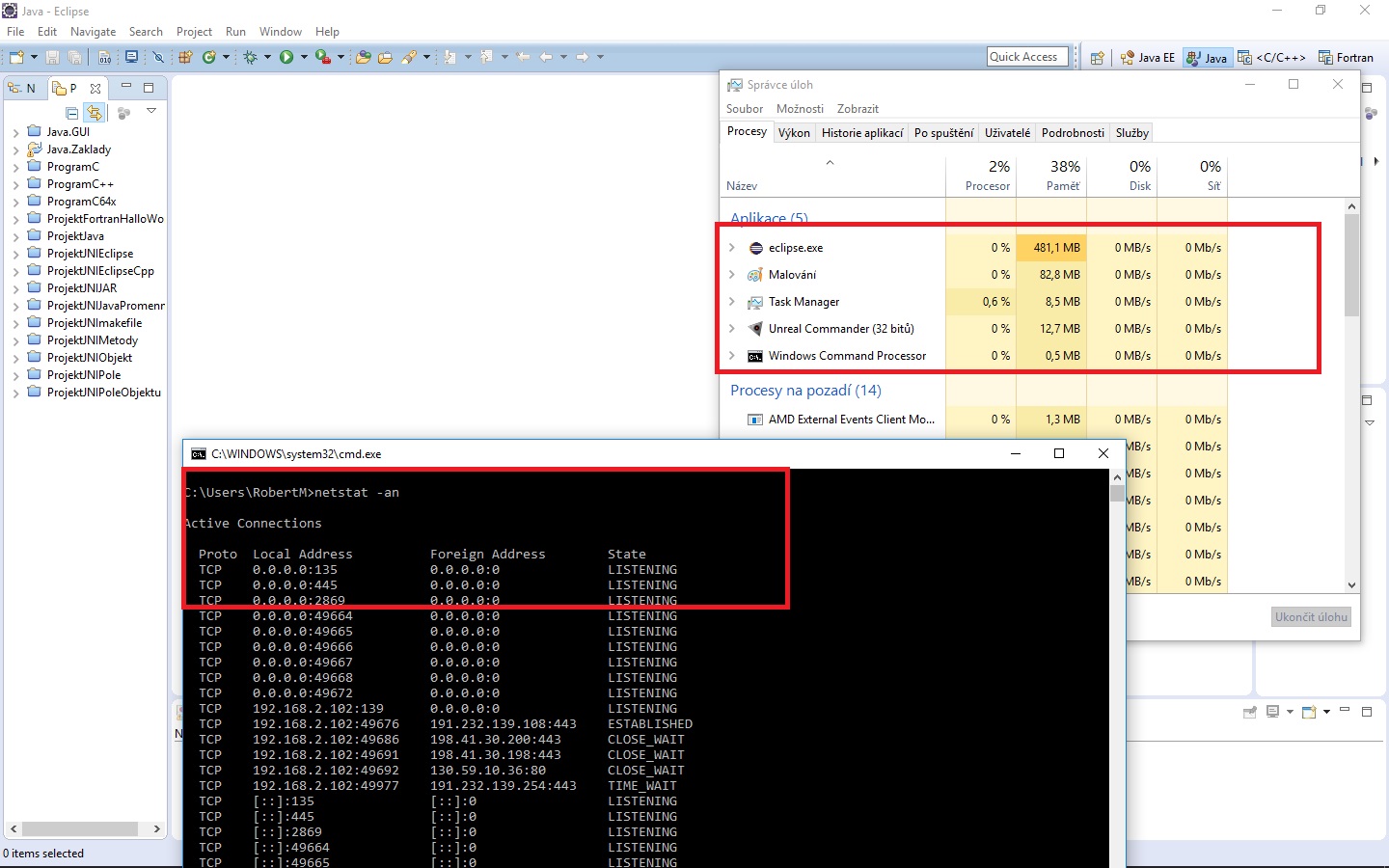 Vypnutie RMI cez cmd - RMI - Remote Method Invocation