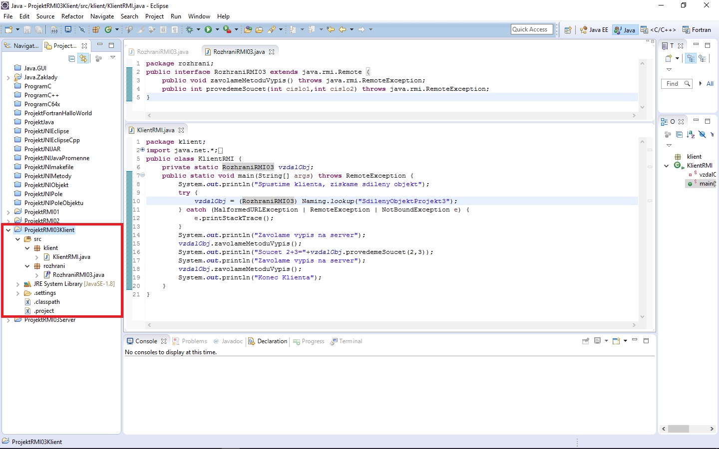 KlientRMI - RMI - Remote Method Invocation