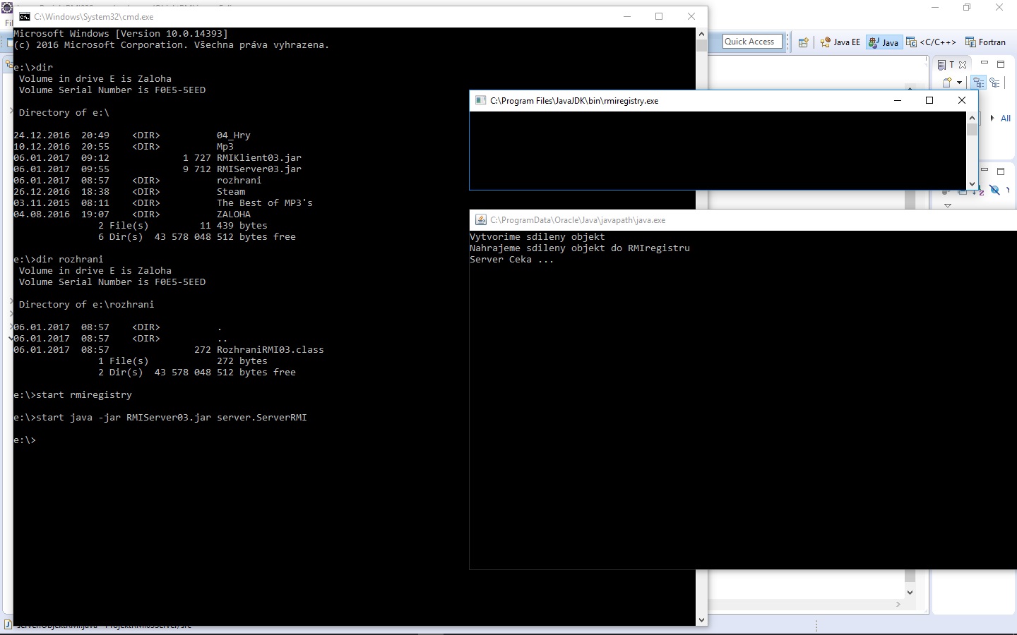 StartServerRMI - RMI - Remote Method Invocation