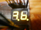 Rozbitý sedemsegmentový displej - Arduino