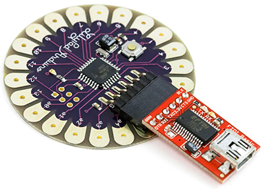 Arduino Lilypad s prevodníkom - Arduino