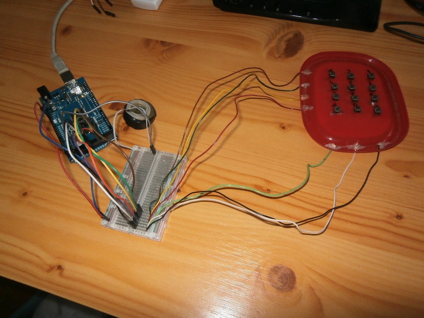 Arduino s klávesnicou - Arduino