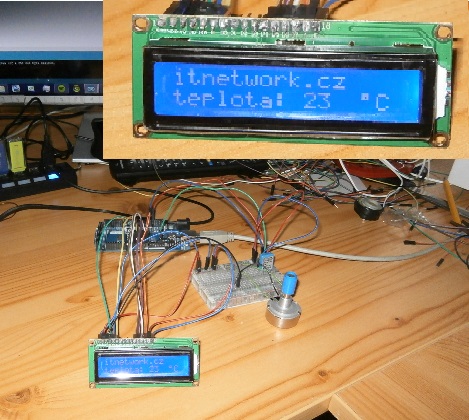 Arduino s LCD displayom - Arduino