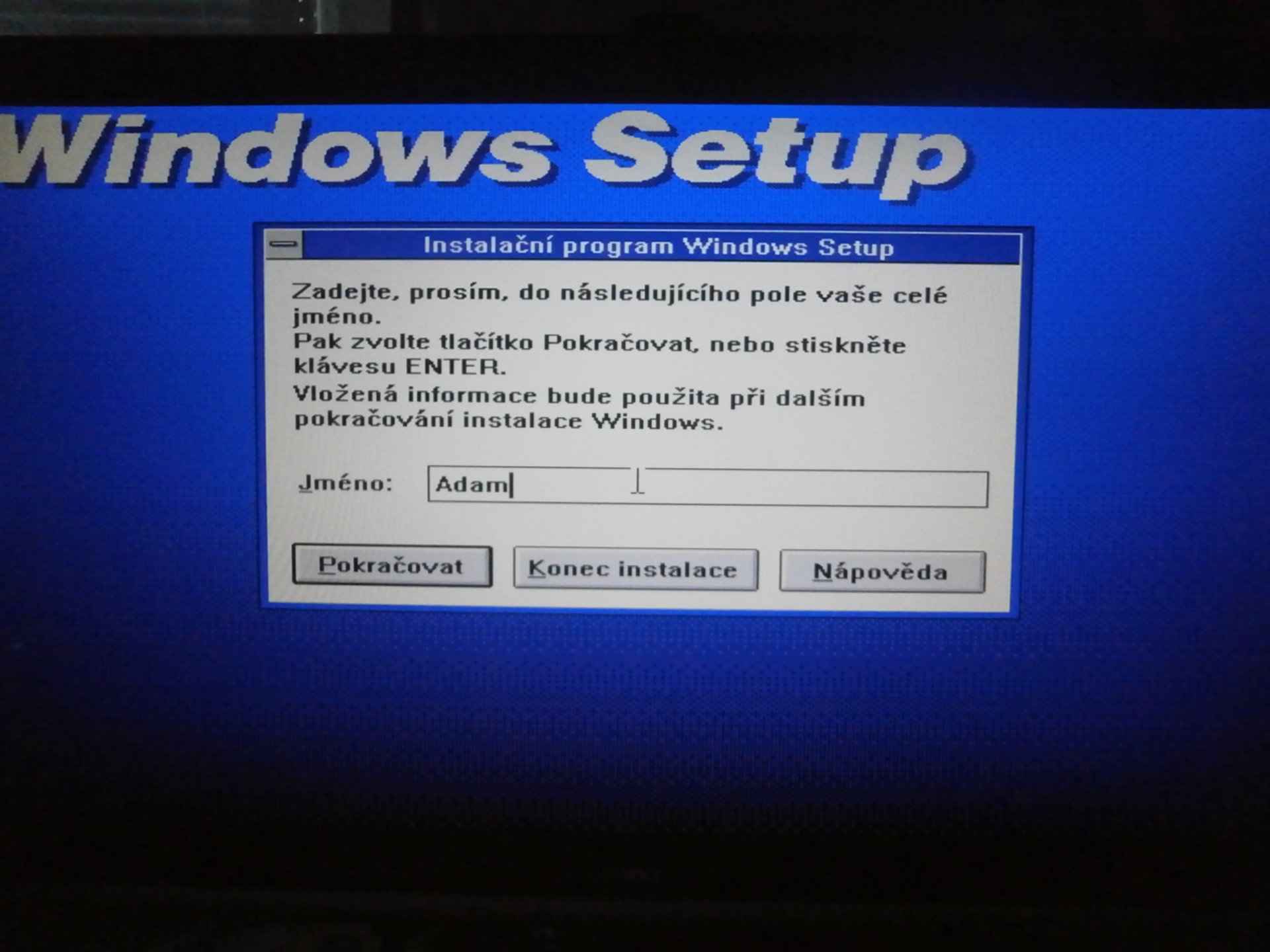 Inštalácia Windows 3.11 - História Windows