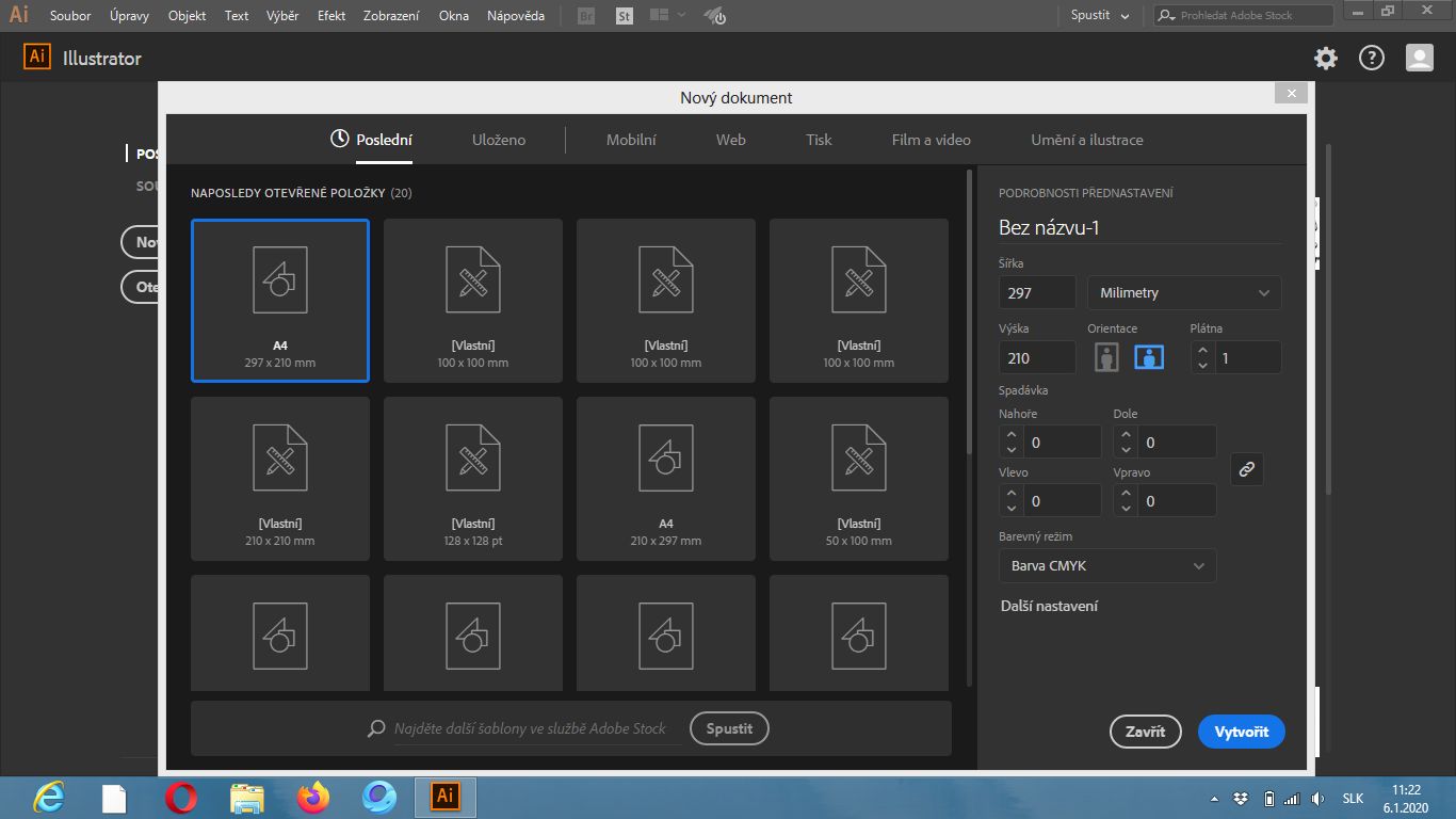 Základy Adobe Illustrator