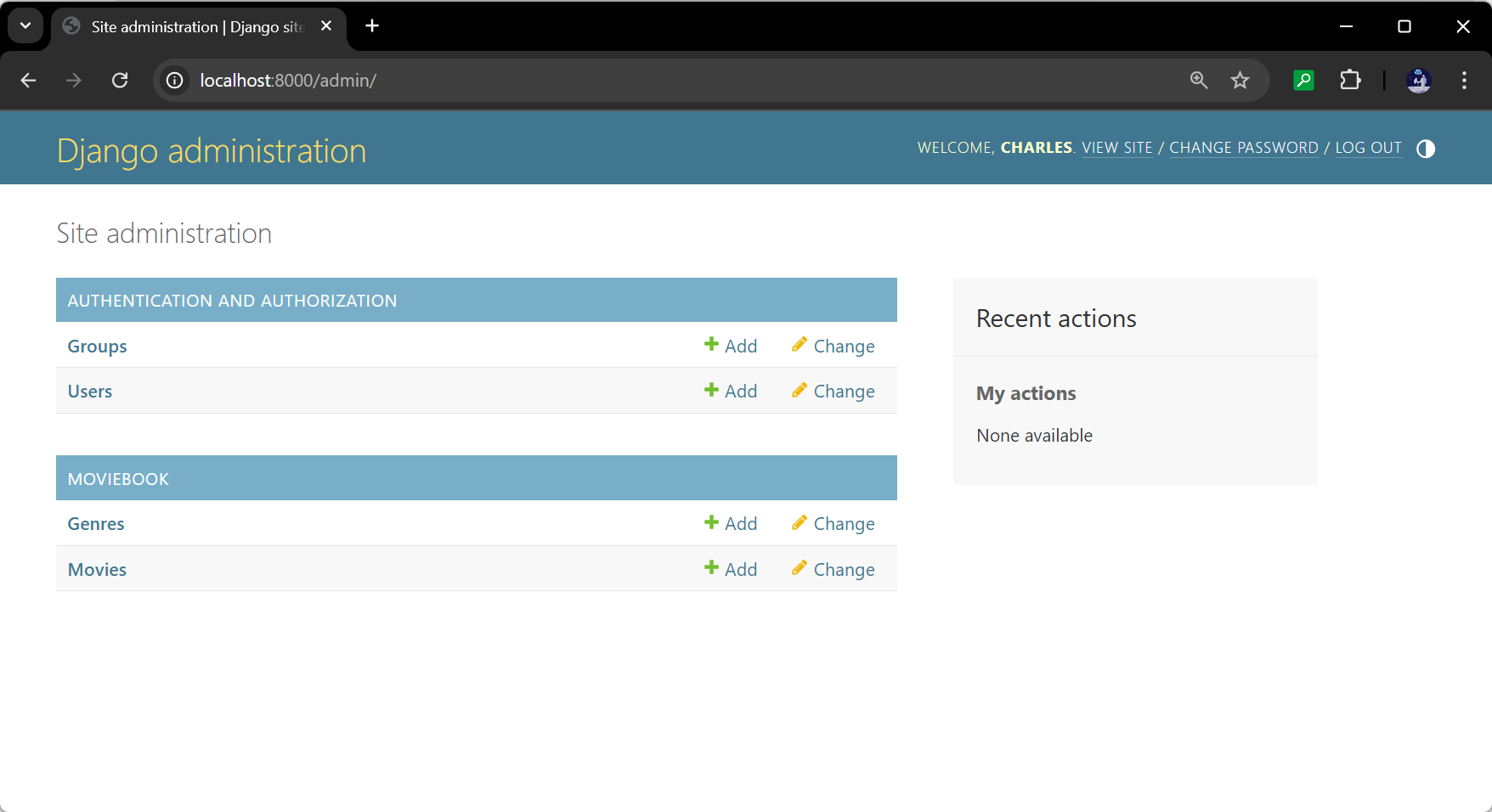 Databázová administrácia Django aplikácie v Python - Základy Django frameworku pre Python