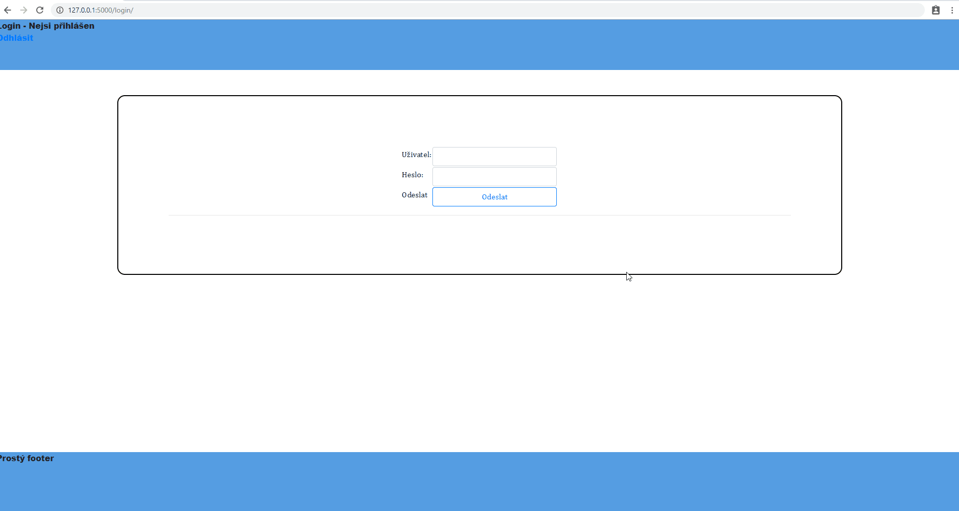 Prihlasovanie užívateľov vo Flask frameworku pre Python - Flask framework pre Python