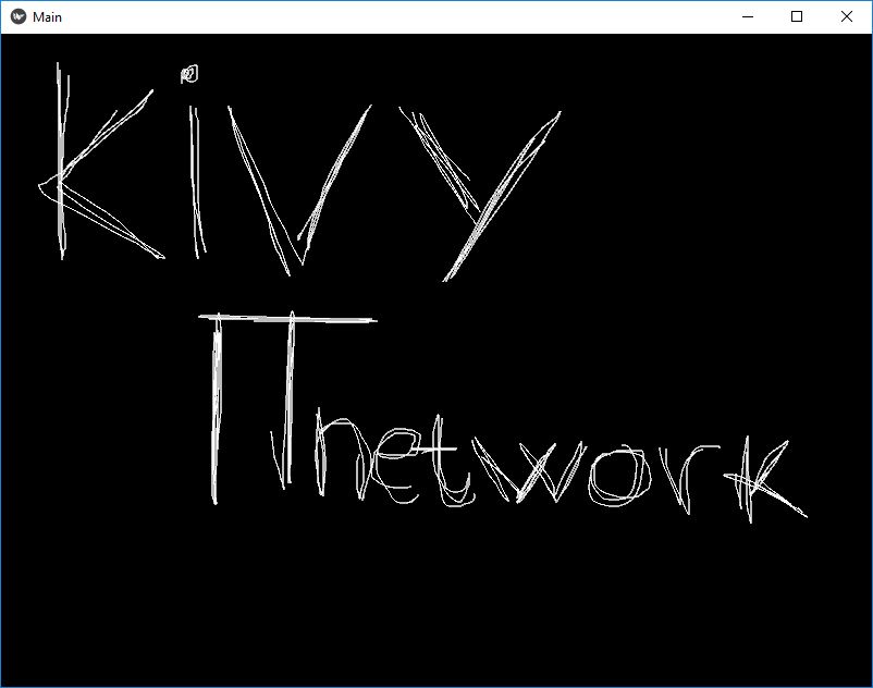 Kreslenie myšou alebo prstom v Kivy frameworku pre Python - Kivy framework pre Python