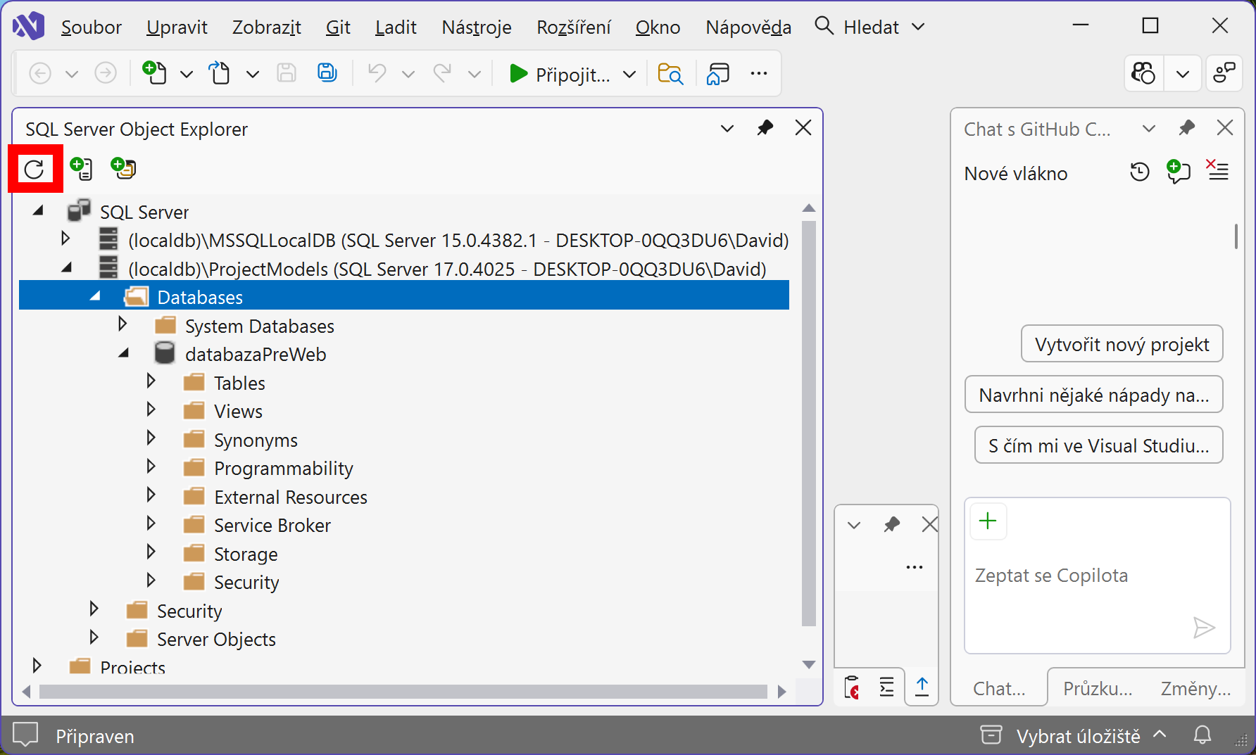 Nová databáza - MS-SQL databázy krok za krokom