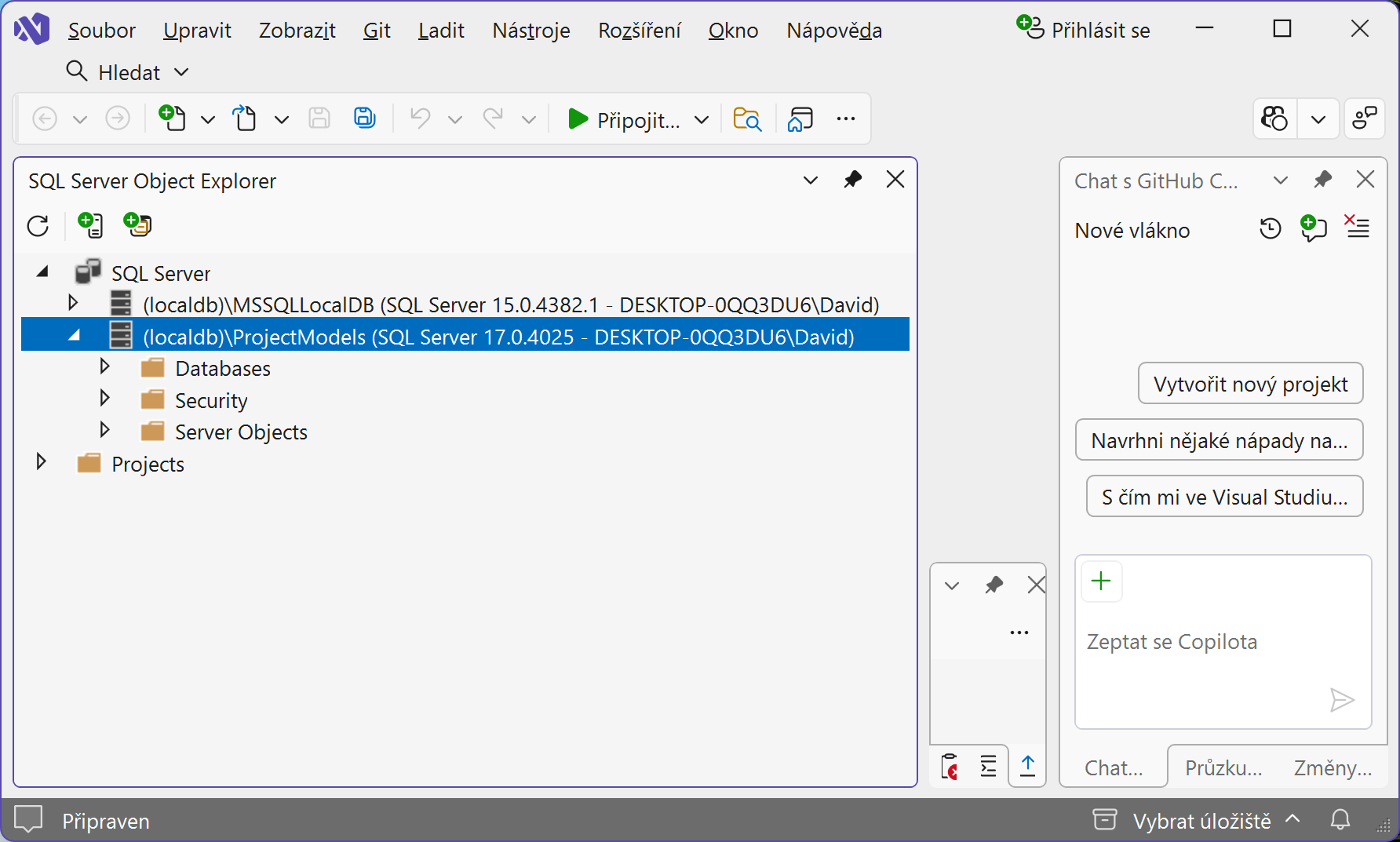 SQL Server Object Explorer - MS-SQL databázy krok za krokom