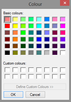 C # .NET ColorDialog - Okenné aplikácie v C # .NET vo Windows Forms