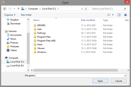 C # .NET OpenFileDialog - Okenné aplikácie v C # .NET vo Windows Forms