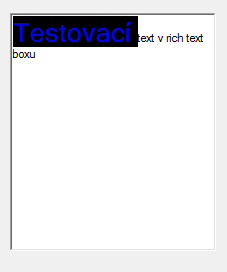 RichTextBox vo Windows Forms - Okenné aplikácie v C # .NET vo Windows Forms