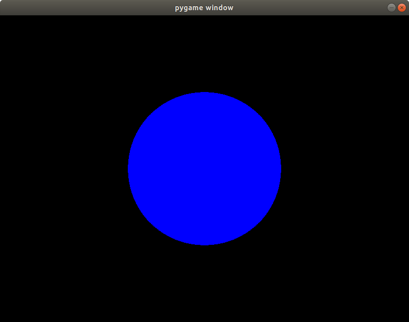 Náhľad okná pygame v Pythone - Pygame