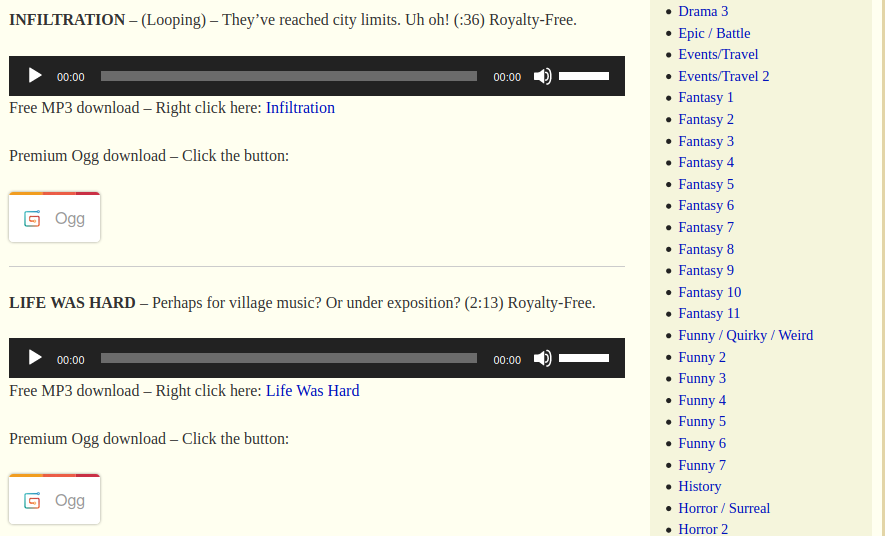 Fantasy 10 na Soundimage - Pygame