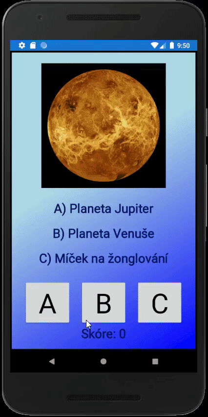 hotová aplikácia - Tvorba mobilných aplikácií v Xamarin a C # .NET