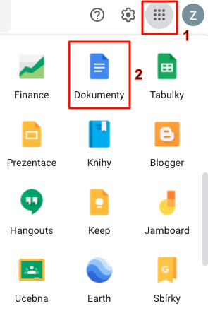 Google Dokumenty - Základy - Google Dokumenty (Docs)
