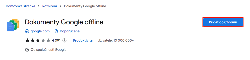 Google Chrome - Základy - Google Dokumenty (Docs)
